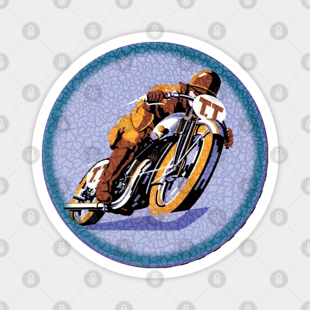 Speed Bike Magnet by Midcenturydave